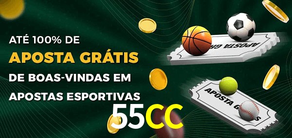 55CC Ate 100% de Aposta Gratis